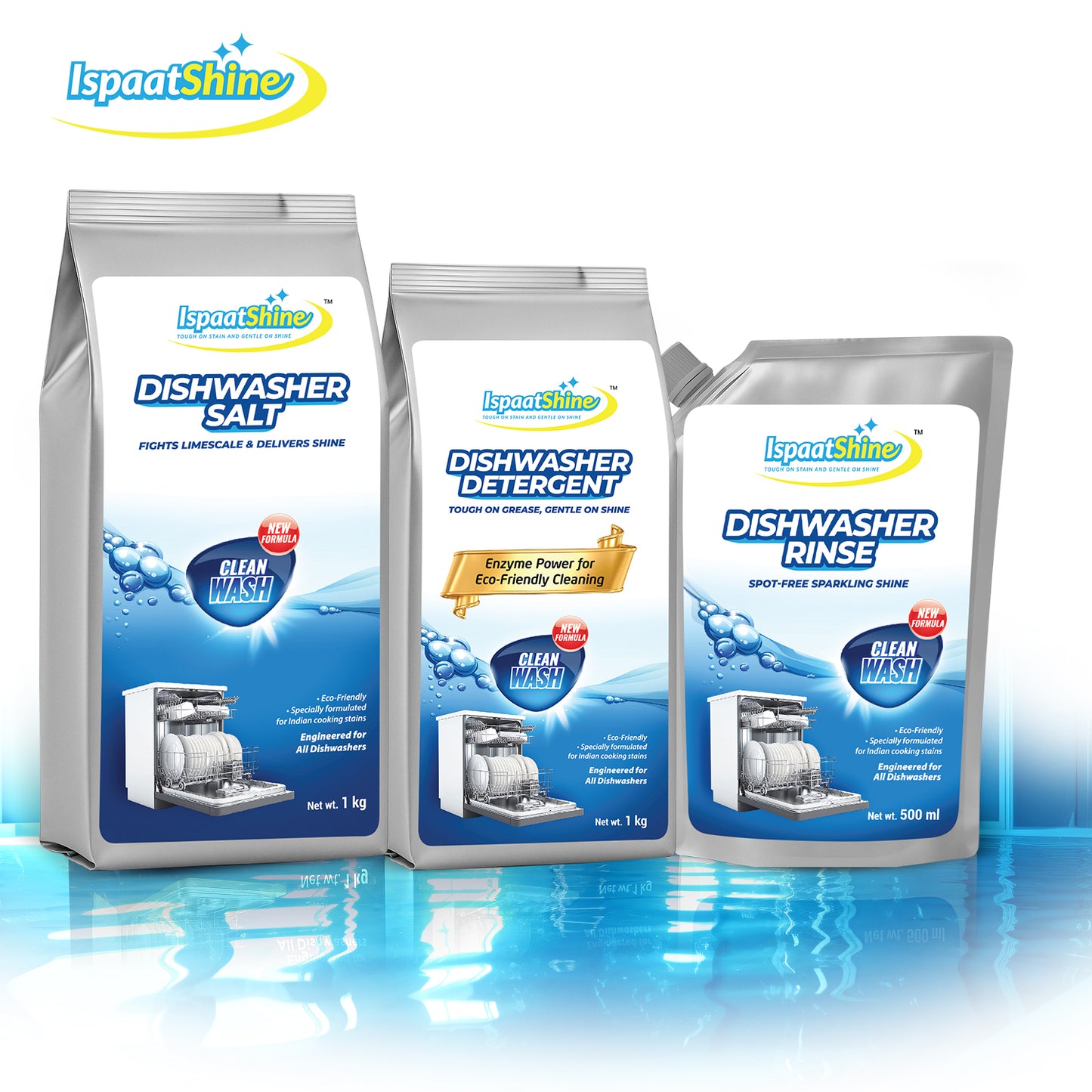 Ispaat Shine Dishwasher Kitchen Combo